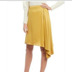 Antonio Melani Midi asymmetrical pleated skirt